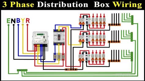 3 phase 4 wire system junction box|3 phase breakout box.